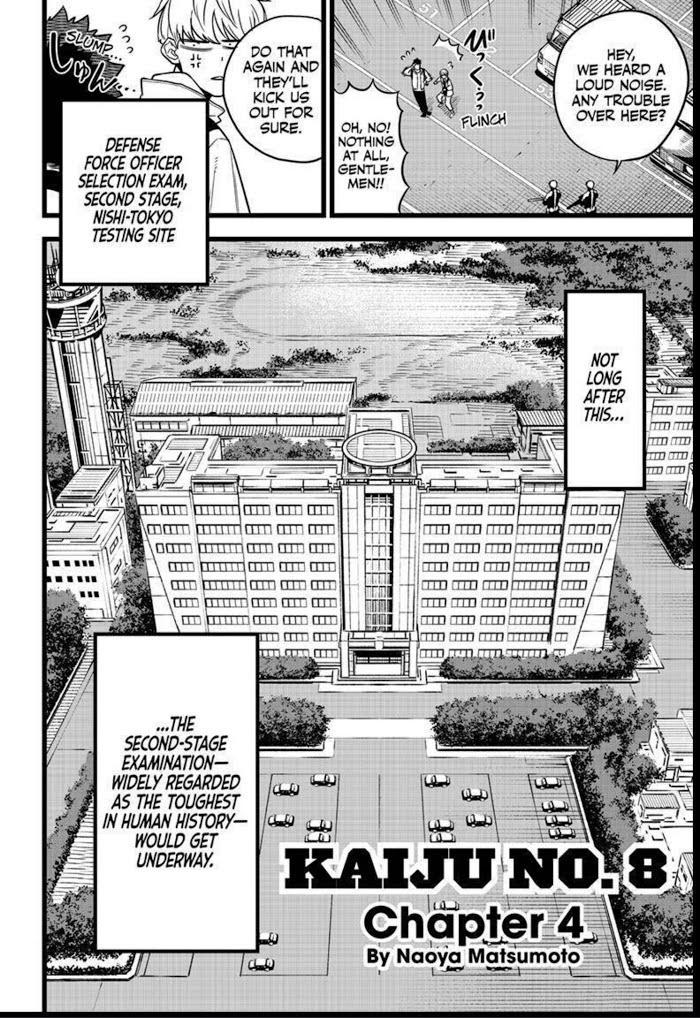 Kaiju No. 8 Chapter 4 page 4 - Mangakakalot