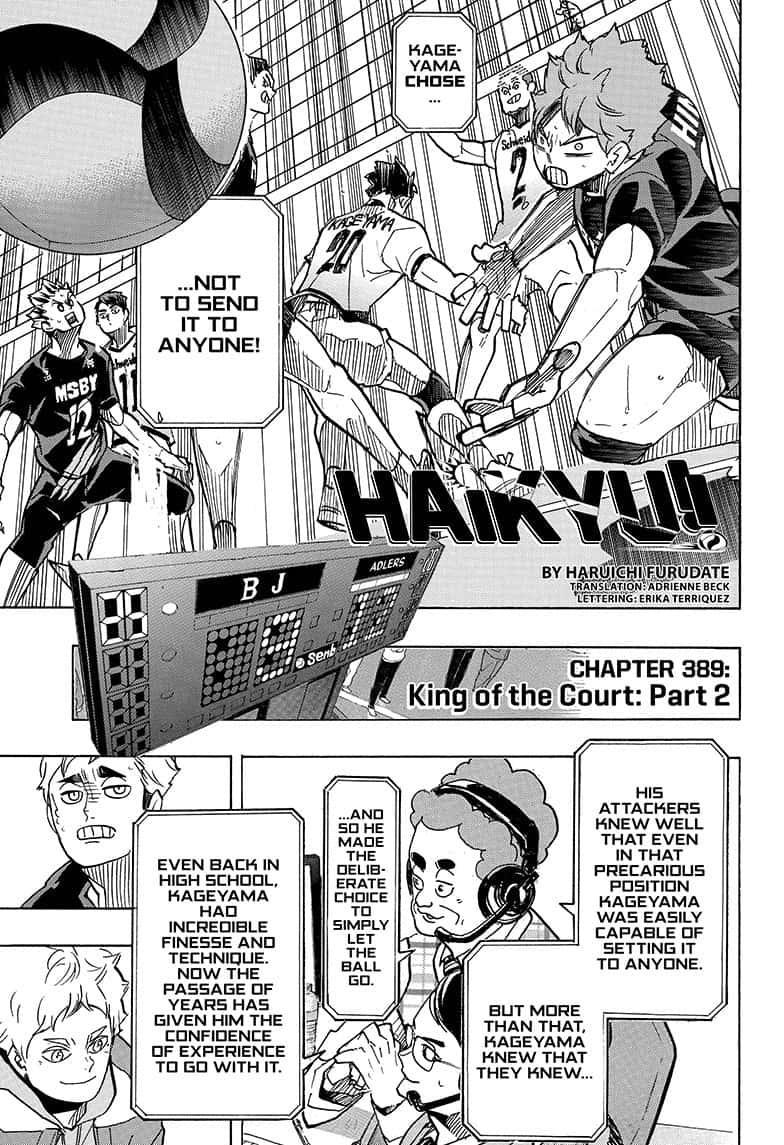 Haikyuu!!, Chapter 402 - FINAL CHAPTER: CHALLENGERS