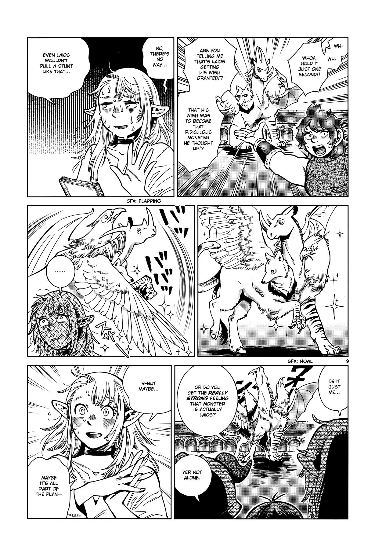 Dungeon Meshi Chapter 90: Winged Lion V page 8 - Mangakakalot