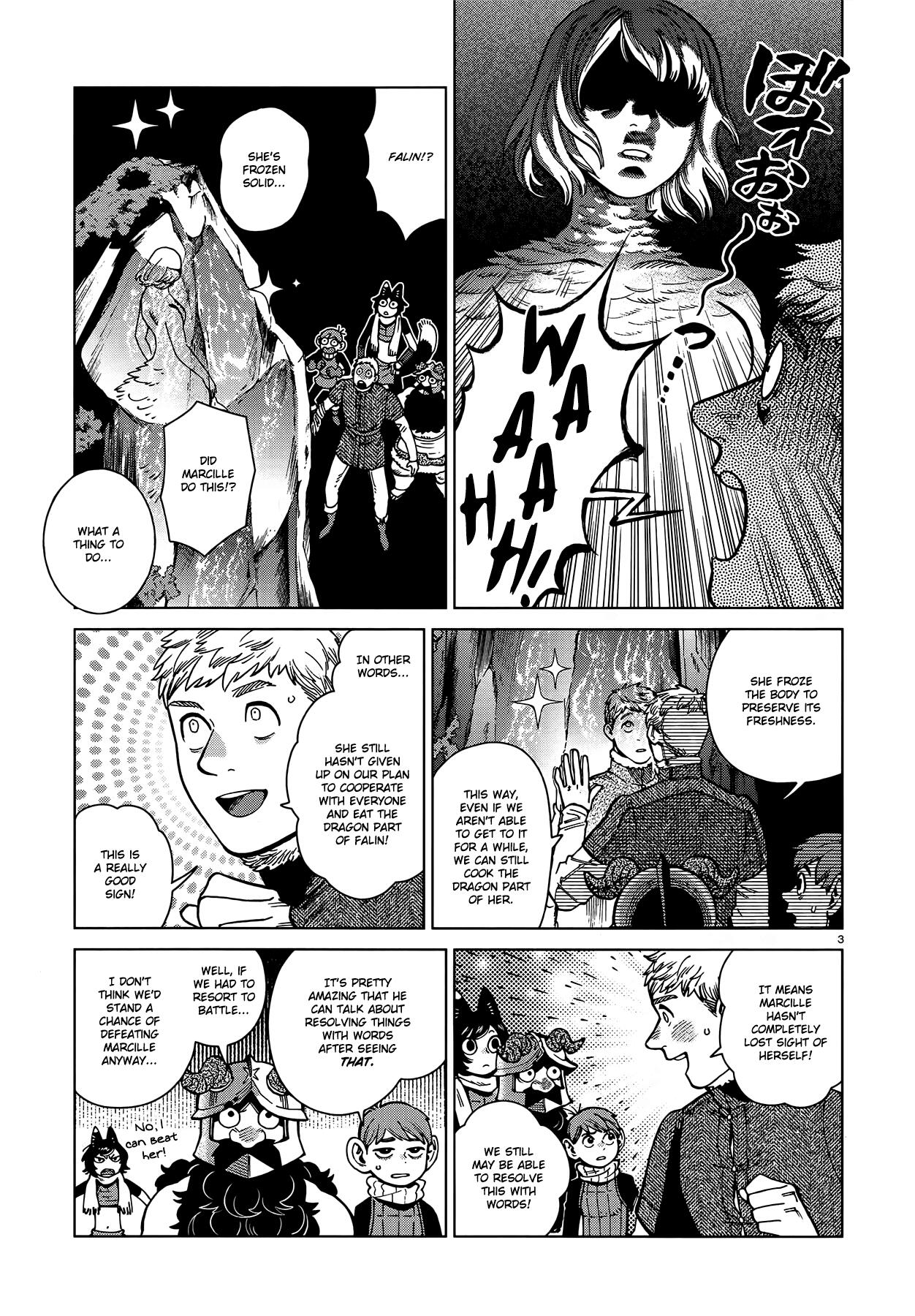 Dungeon Meshi Chapter 85: Marcille Iv page 3 - Mangakakalot