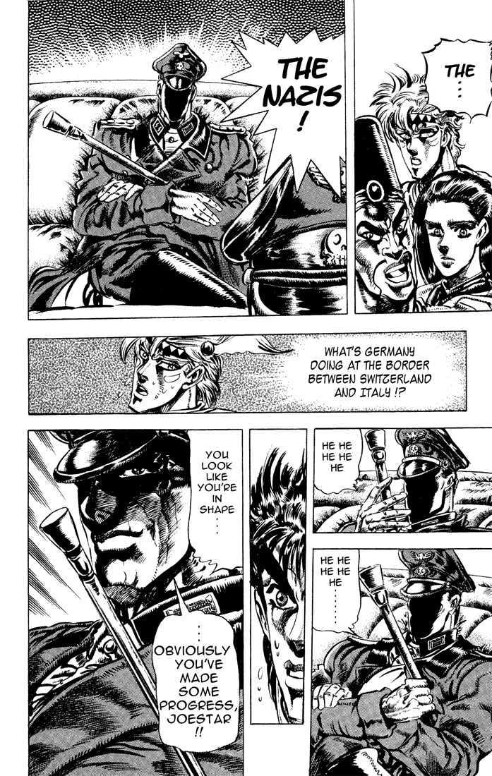 Jojo's Bizarre Adventure Vol.9 Chapter 84 : The Mysterious Nazi Officer page 4 - 