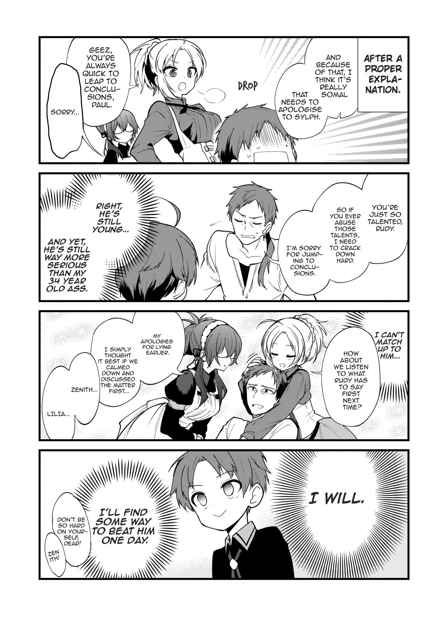 MUSHOKU TENSEI: EVEN IF IT'S A 4-KOMA, I'LL GET SERIOUS chapter-3 Page 11