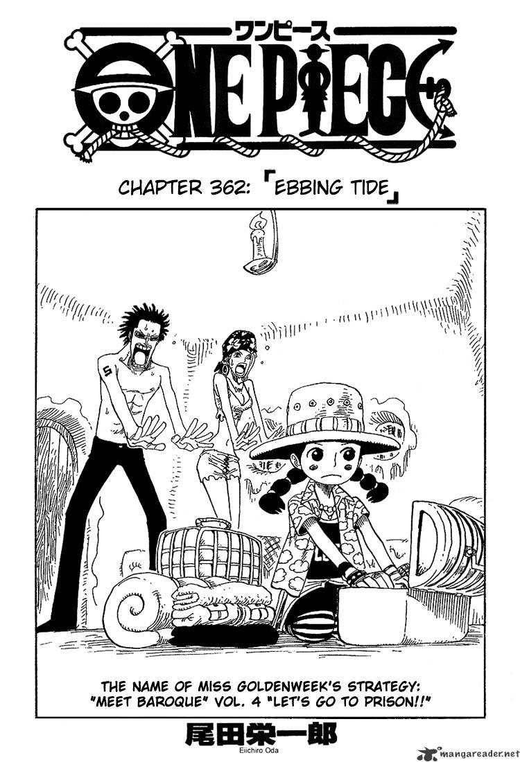 One Piece Chapter 362 : Ebbing Tide page 1 - Mangakakalot