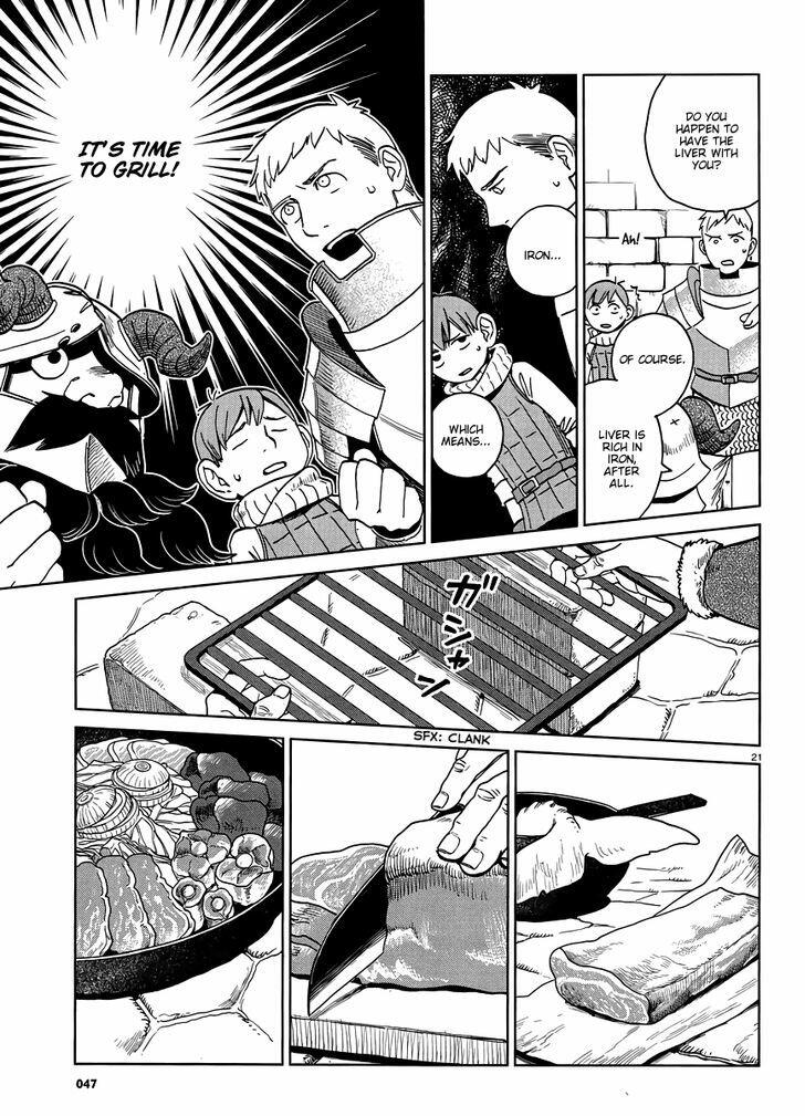 Dungeon Meshi Chapter 18 : Grilling page 21 - Mangakakalot