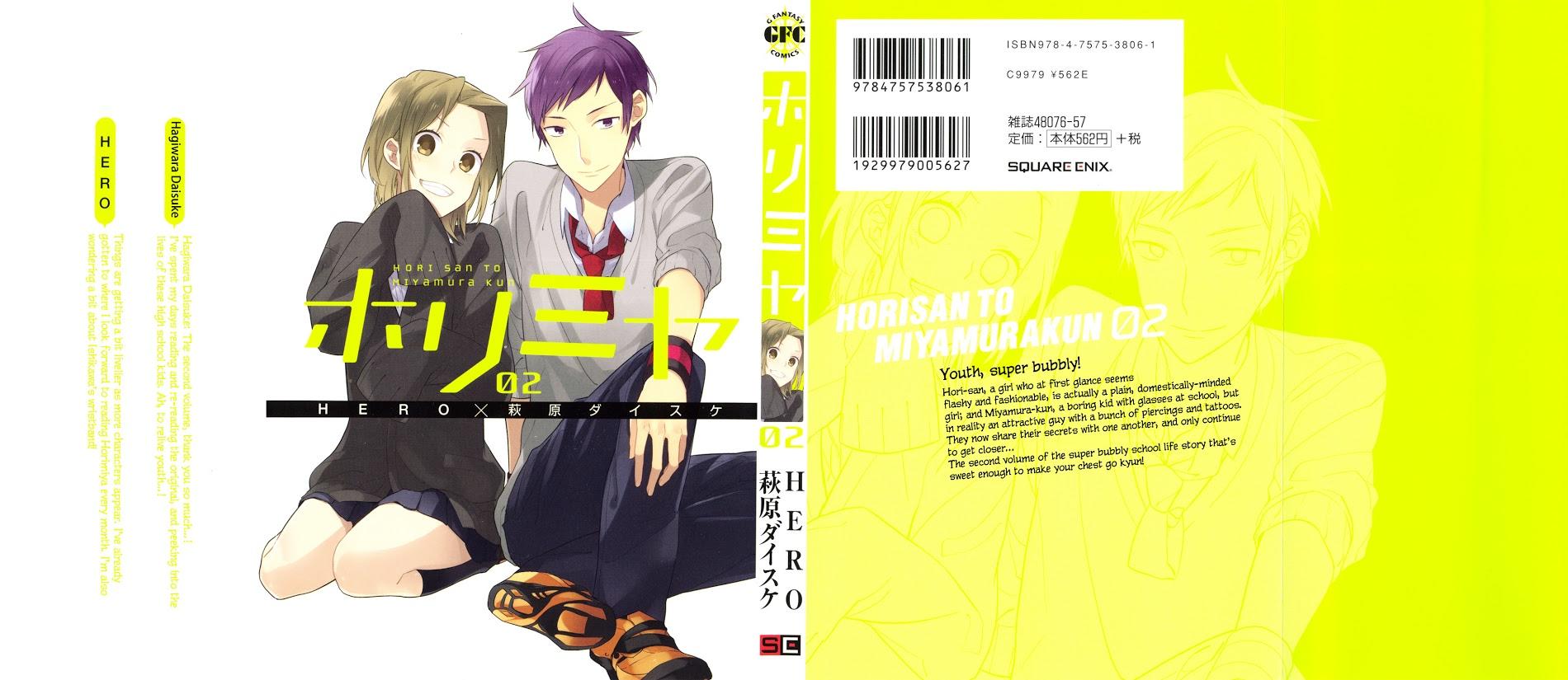 Horimiya, Vol. 2 by HERO, Paperback