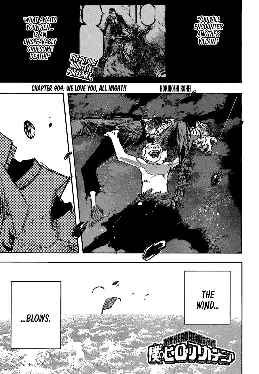 THE DAY HAS COME  My Hero Academia Chapter 402 Breakdown 