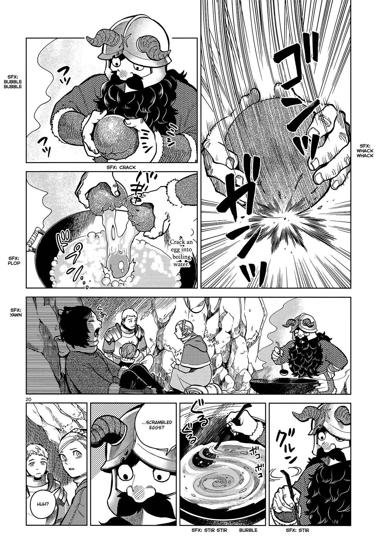 Dungeon Meshi Chapter 45: Egg page 20 - Mangakakalot