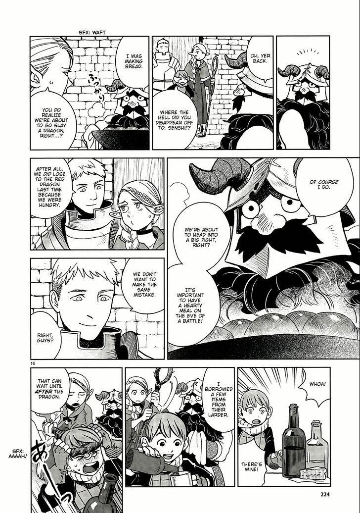Dungeon Meshi Chapter 23 : Red Dragon page 16 - Mangakakalot