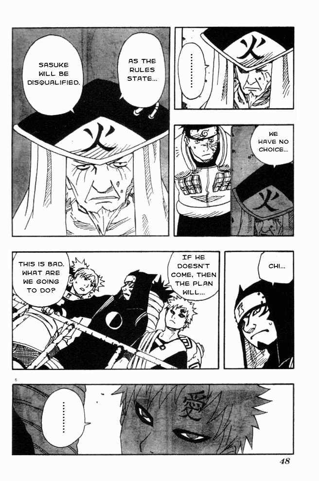Vol.12 Chapter 106 – Sasuke Disqualified…?! | 6 page