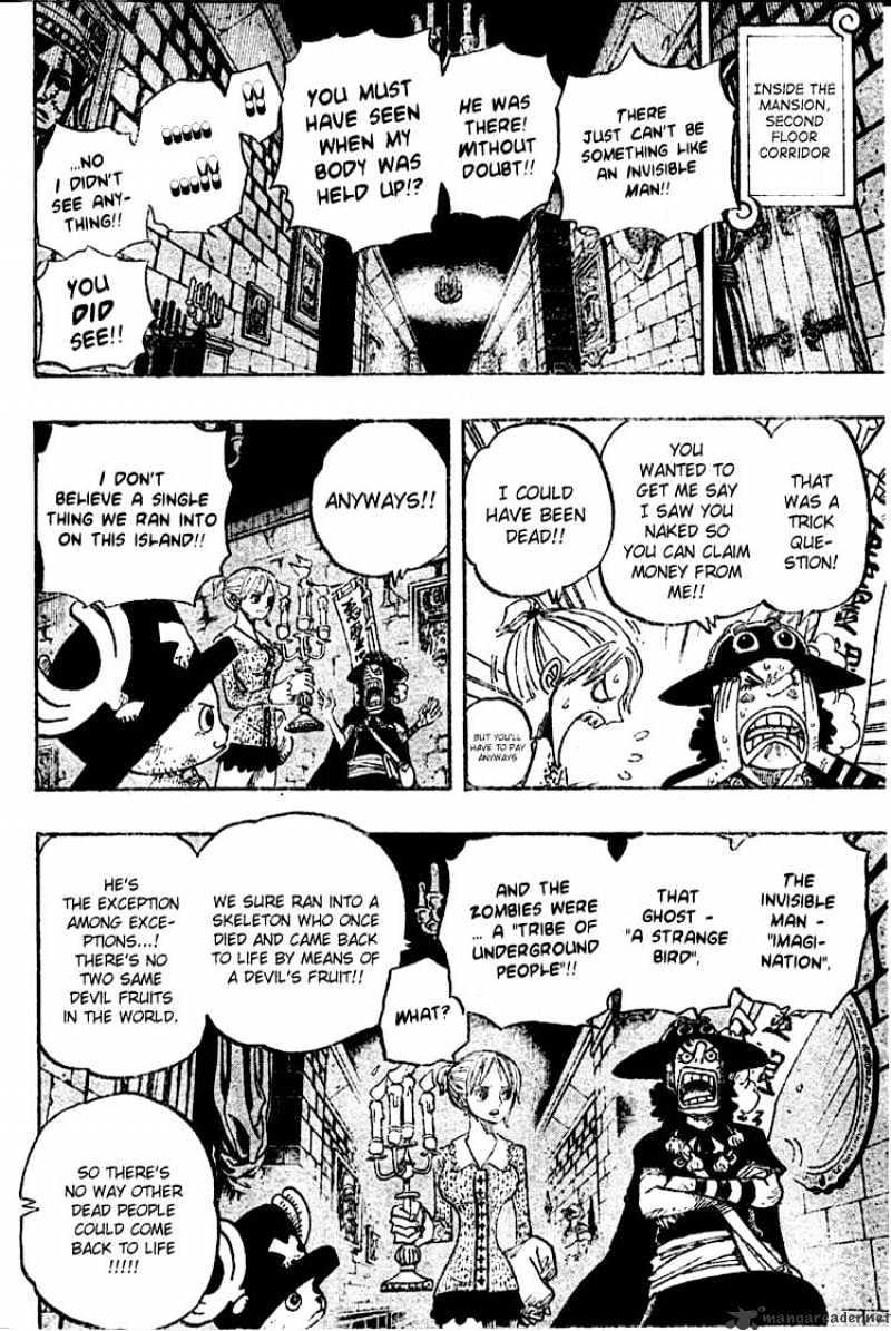 One Piece Chapter 447 : Surprise Zombie page 8 - Mangakakalot