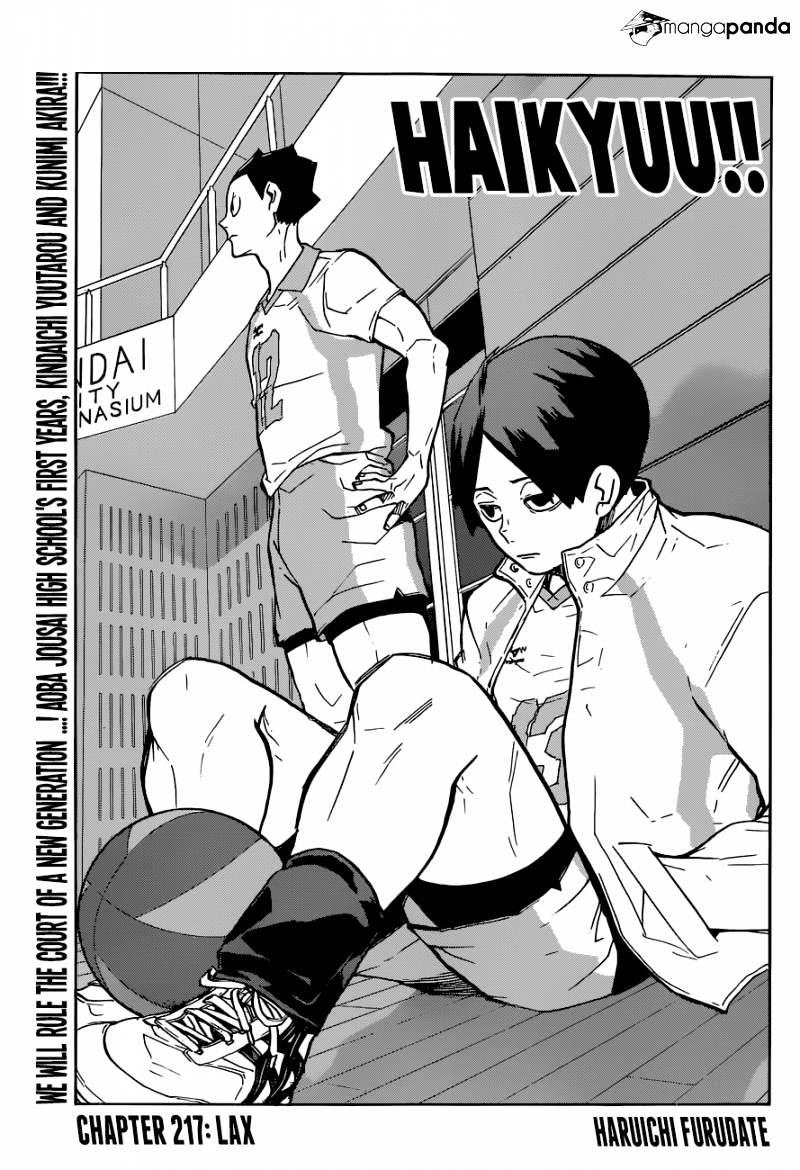 haikyuu, Chapter 289 - LAX 2 - haikyuu Manga Online