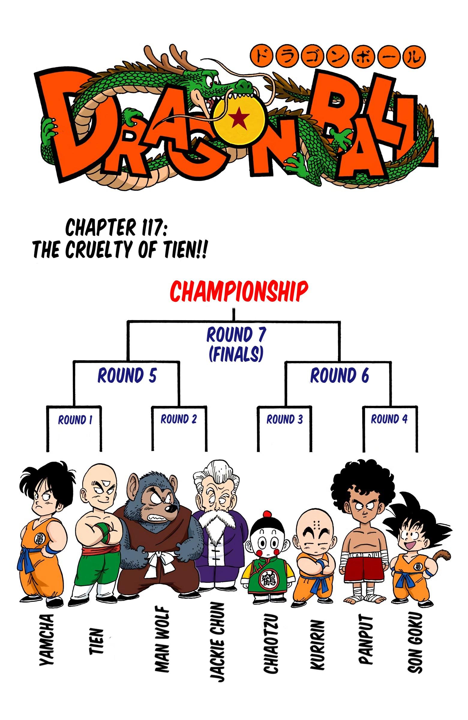 Dragon Ball - Full Color Edition Vol.10 Chapter 118: The Cruelty Of Tien page 1 - Mangakakalot