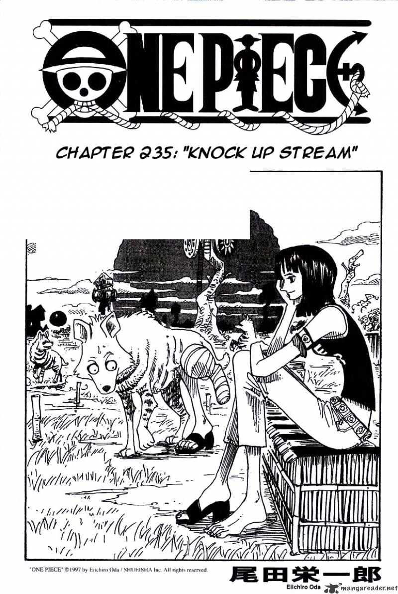 One Piece Chapter 235 : Knock Up Stream page 1 - Mangakakalot