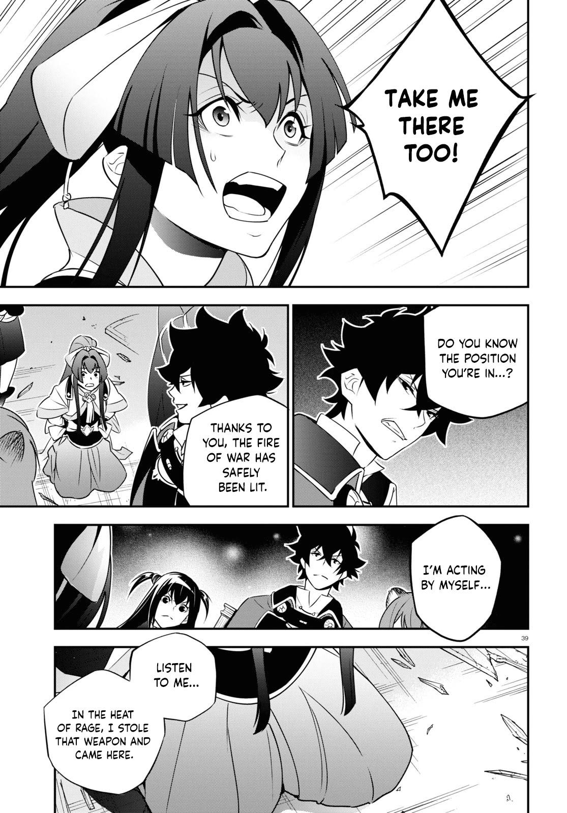 The Rising Of The Shield Hero Chapter 78: An Attacker That Charges Like A Boar page 39 - Mangakakalot