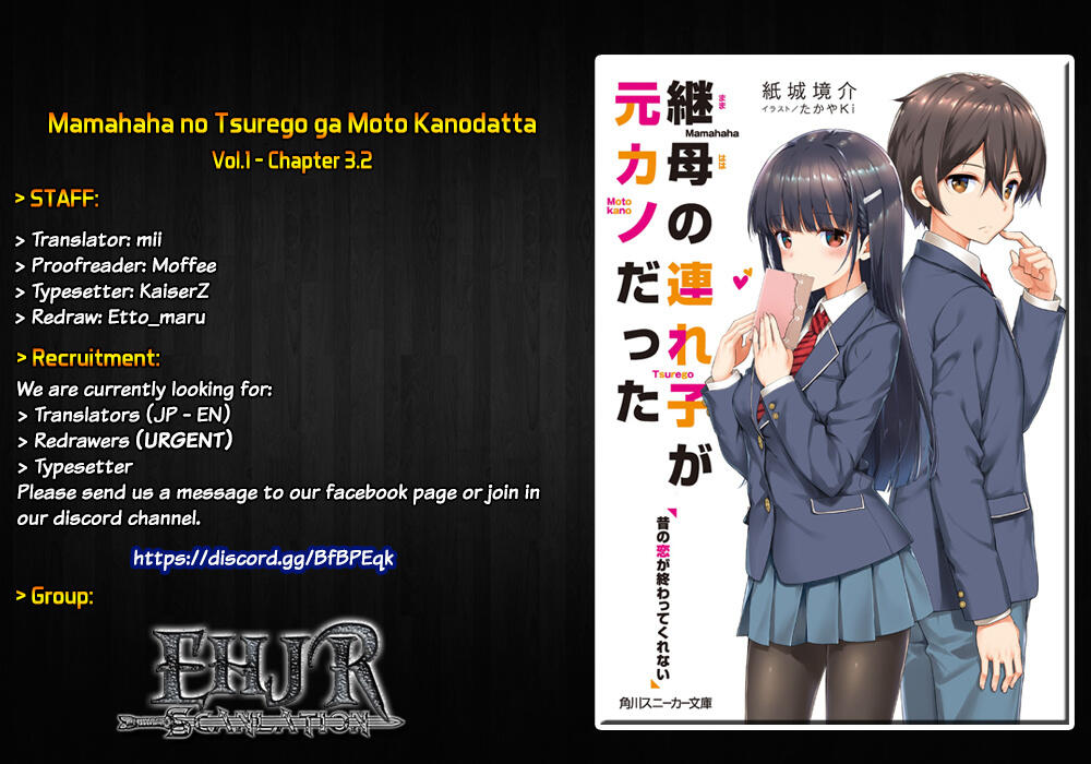 Read Mamahaha No Tsurego Ga Moto Kanodatta Vol.1 Chapter 3.2 - Manganelo