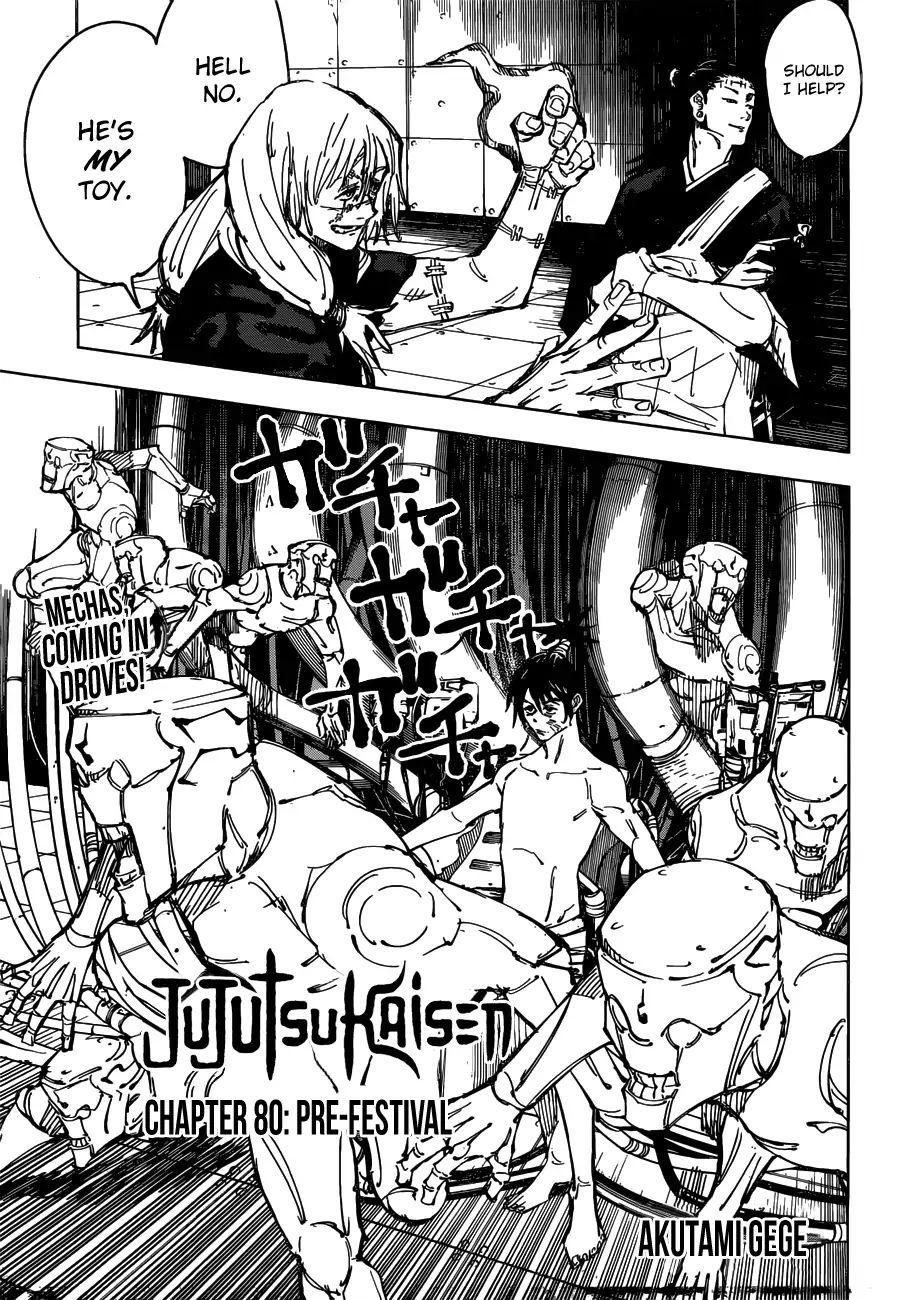 Jujutsu Kaisen Chapter 80: Pre-Festival page 1 - Mangakakalot