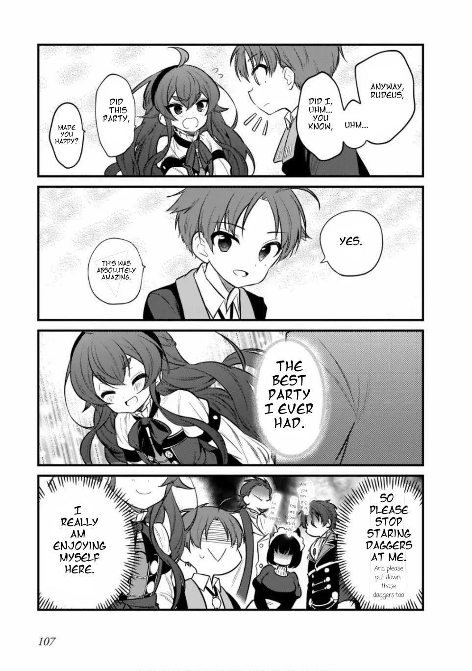 MUSHOKU TENSEI: EVEN IF IT'S A 4-KOMA, I'LL GET SERIOUS chapter-13 Page 15