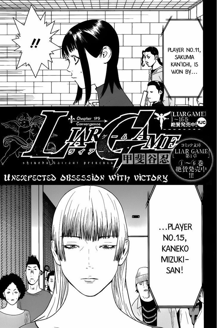 Liar Game Chapter 179 Manga Online For Free Mangakakalot City