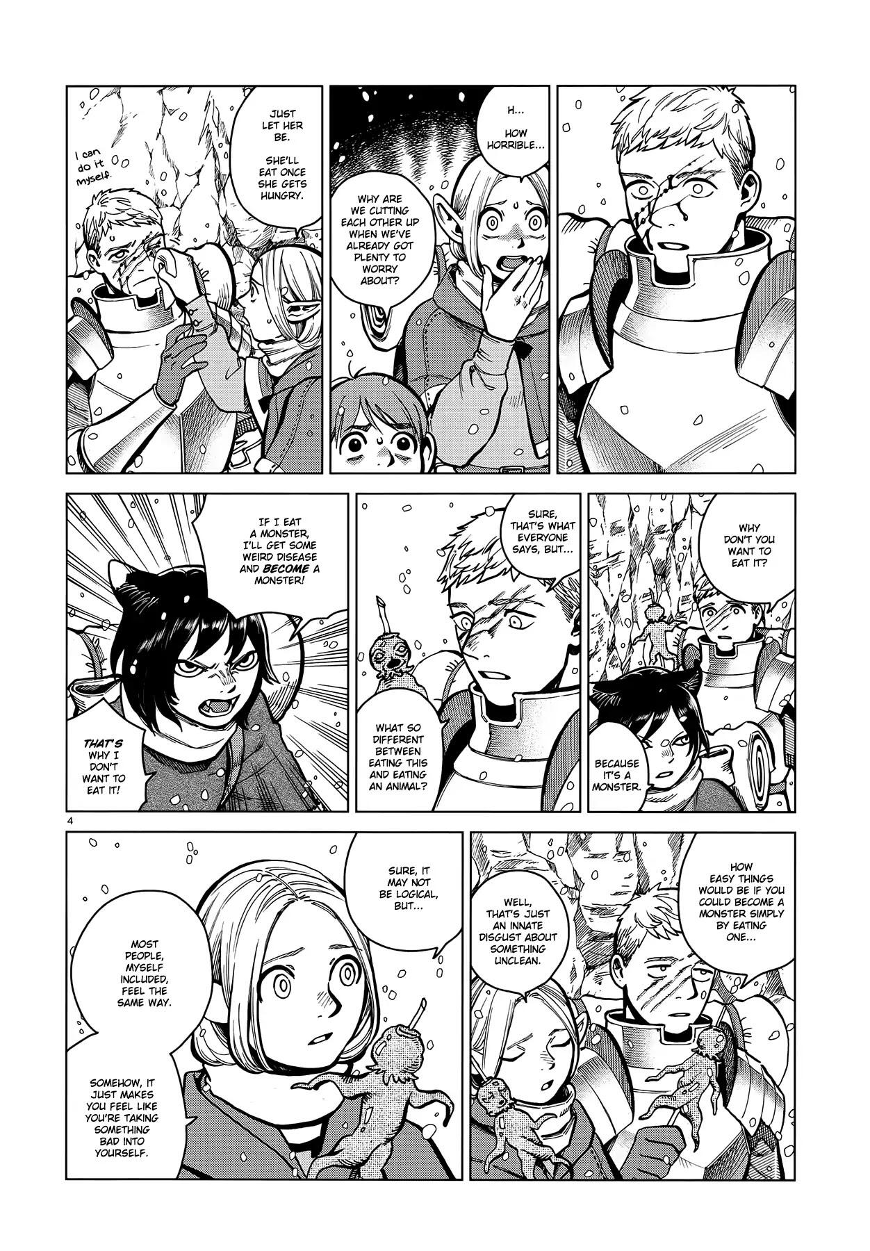 Dungeon Meshi Chapter 44: Barometz page 4 - Mangakakalot