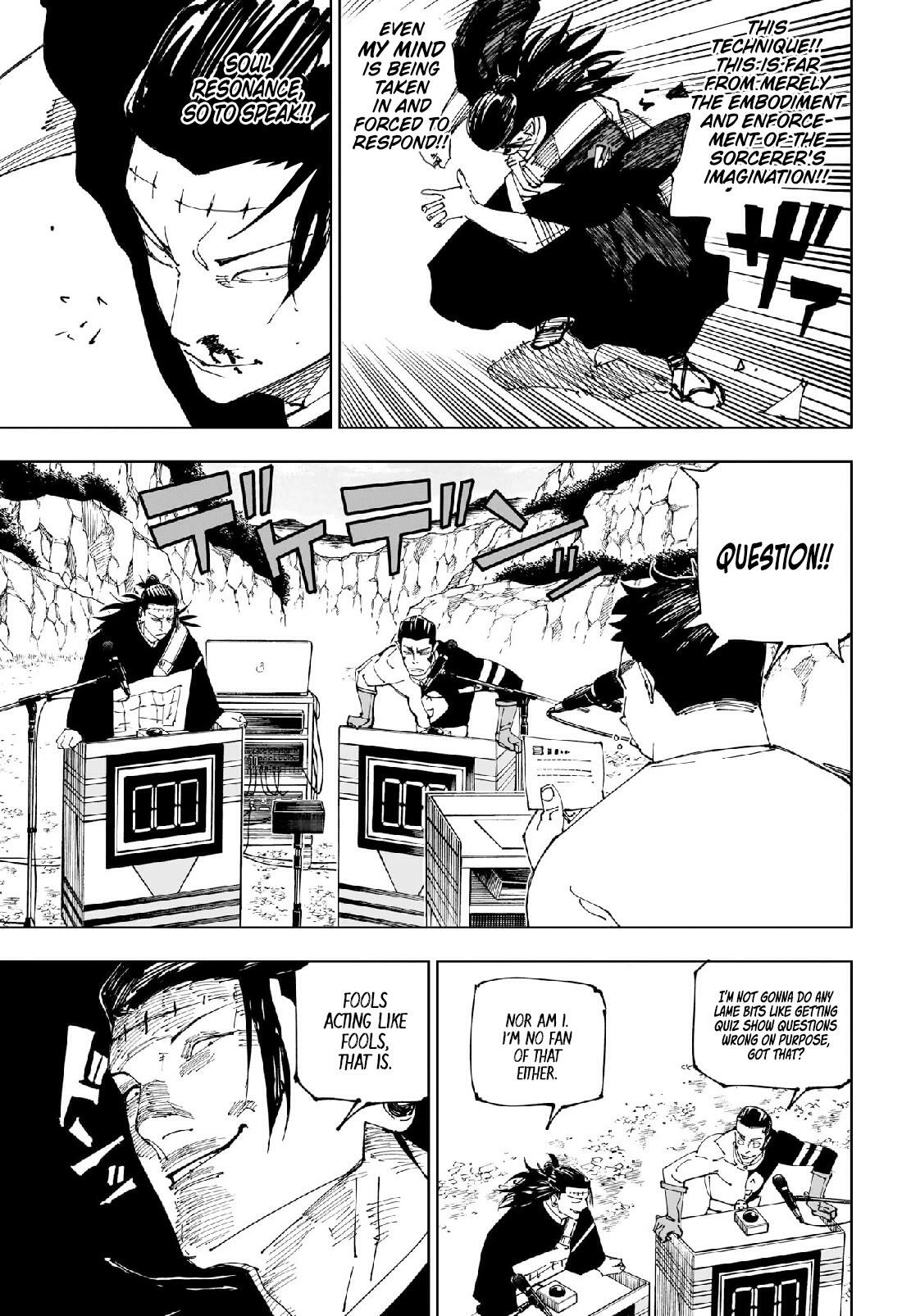 Jujutsu Kaisen Chapter 242: Idiot Survivor!! ~Soar Ever Higher~ page 9 - Mangakakalot