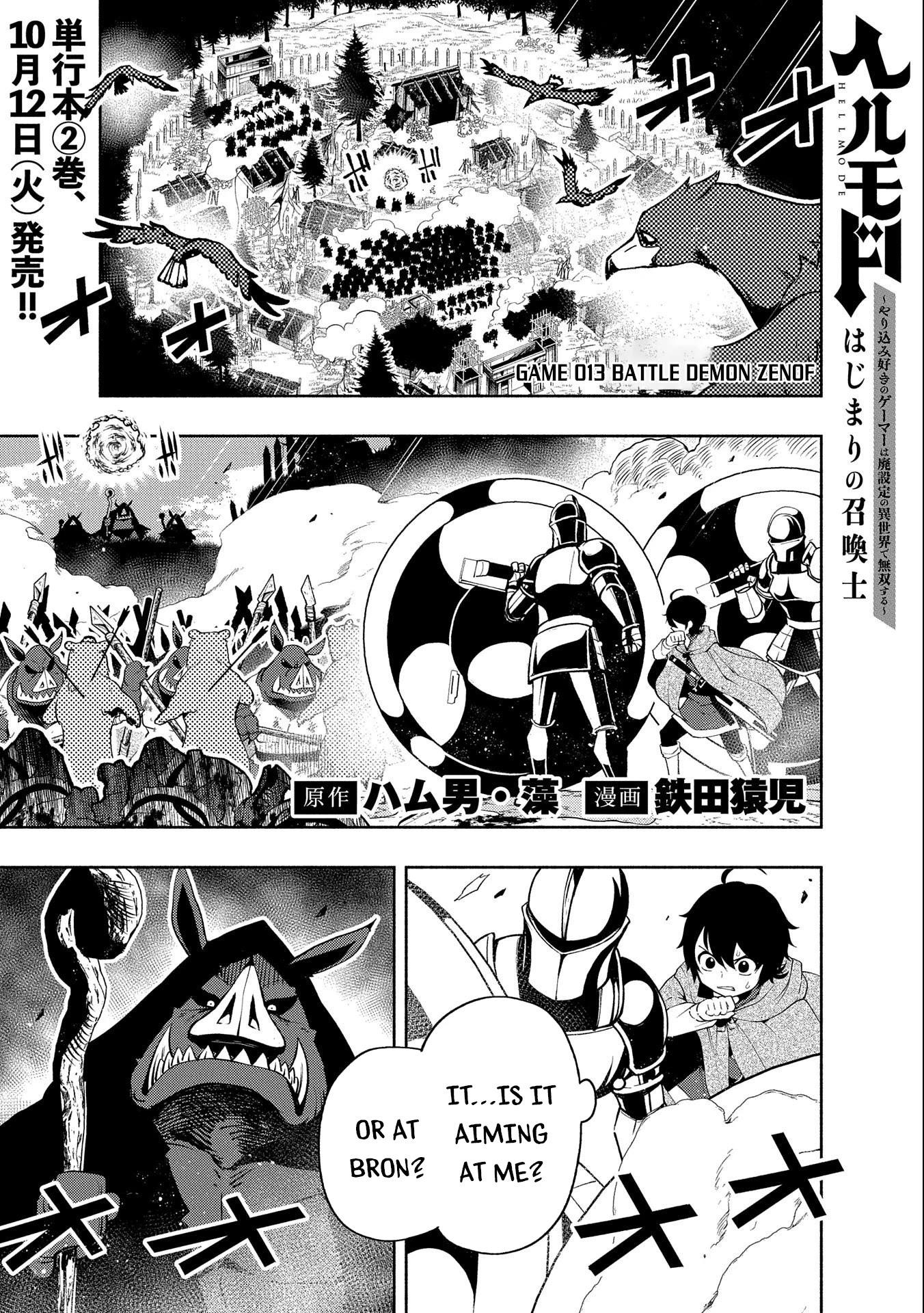 Hell Mode: Yarikomi Suki No Gamer Wa Hai Settei No Isekai De Musou Suru Chapter 13 page 2 - Mangakakalots.com