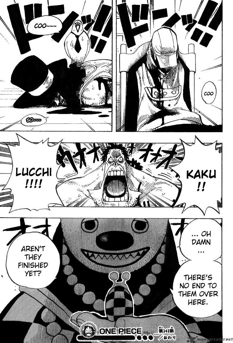 One Piece Chapter 343 : Cipher Pol No.9 page 19 - Mangakakalot