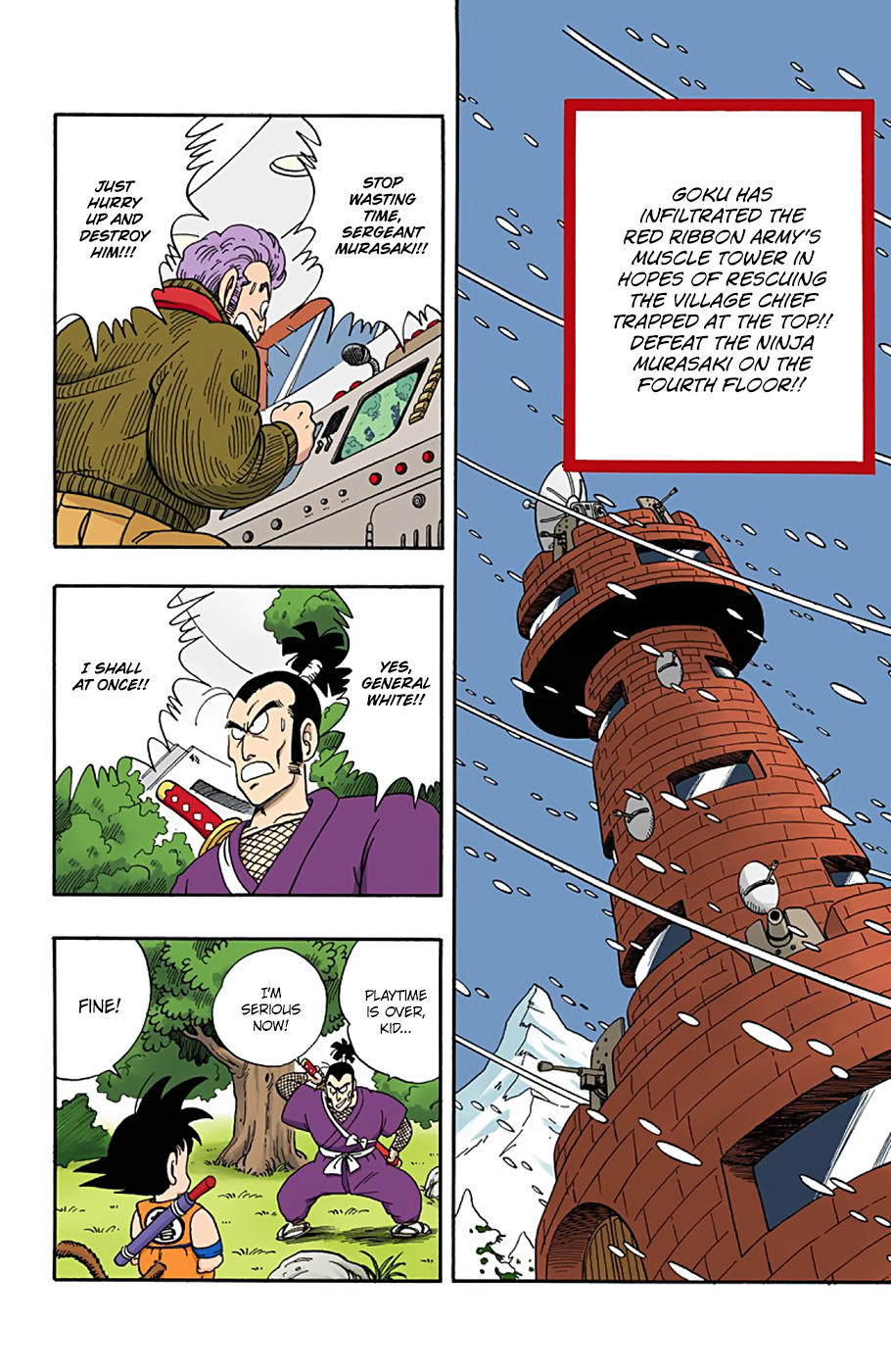 Dragon Ball - Full Color Edition Vol.5 Chapter 61: Ninpō! The 4½ Tatami Counter!! page 2 - Mangakakalot