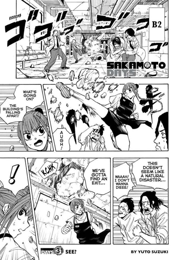 Sakamoto Days Chapter 31 : Days 31 See? page 1 - Mangakakalot