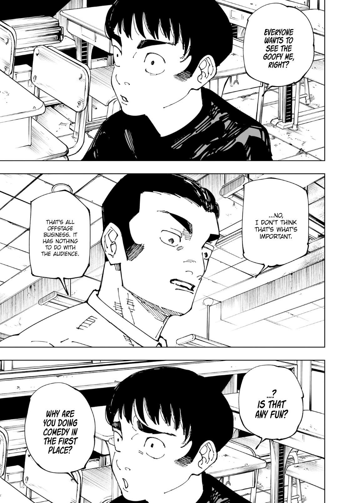 Jujutsu Kaisen Chapter 241: Idiot Survivor!! ~Move On Up~ page 14 - Mangakakalot