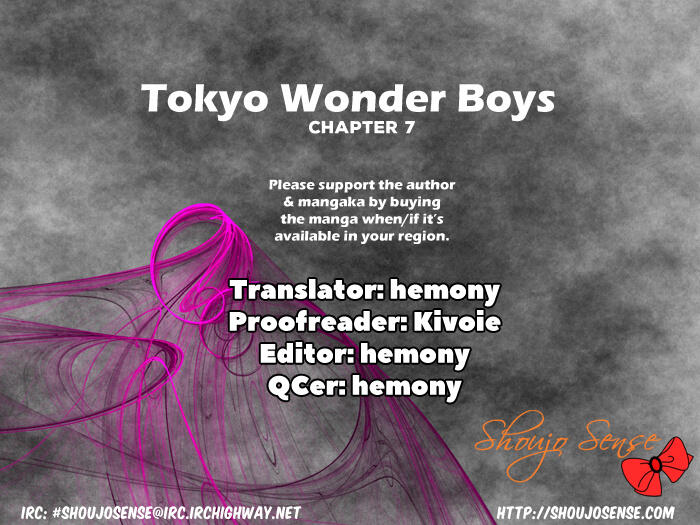 Tokyo Wonder Boys Chapter 7 Read Tokyo Wonder Boys 7 Free Mangareader Cc