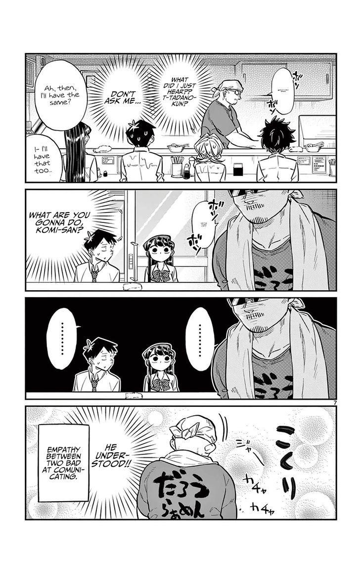 Komi-San Wa Komyushou Desu Vol.2 Chapter 28: Tough Noodles Full Of Oil Bit Spicy And Some Veggies page 7 - Mangakakalot