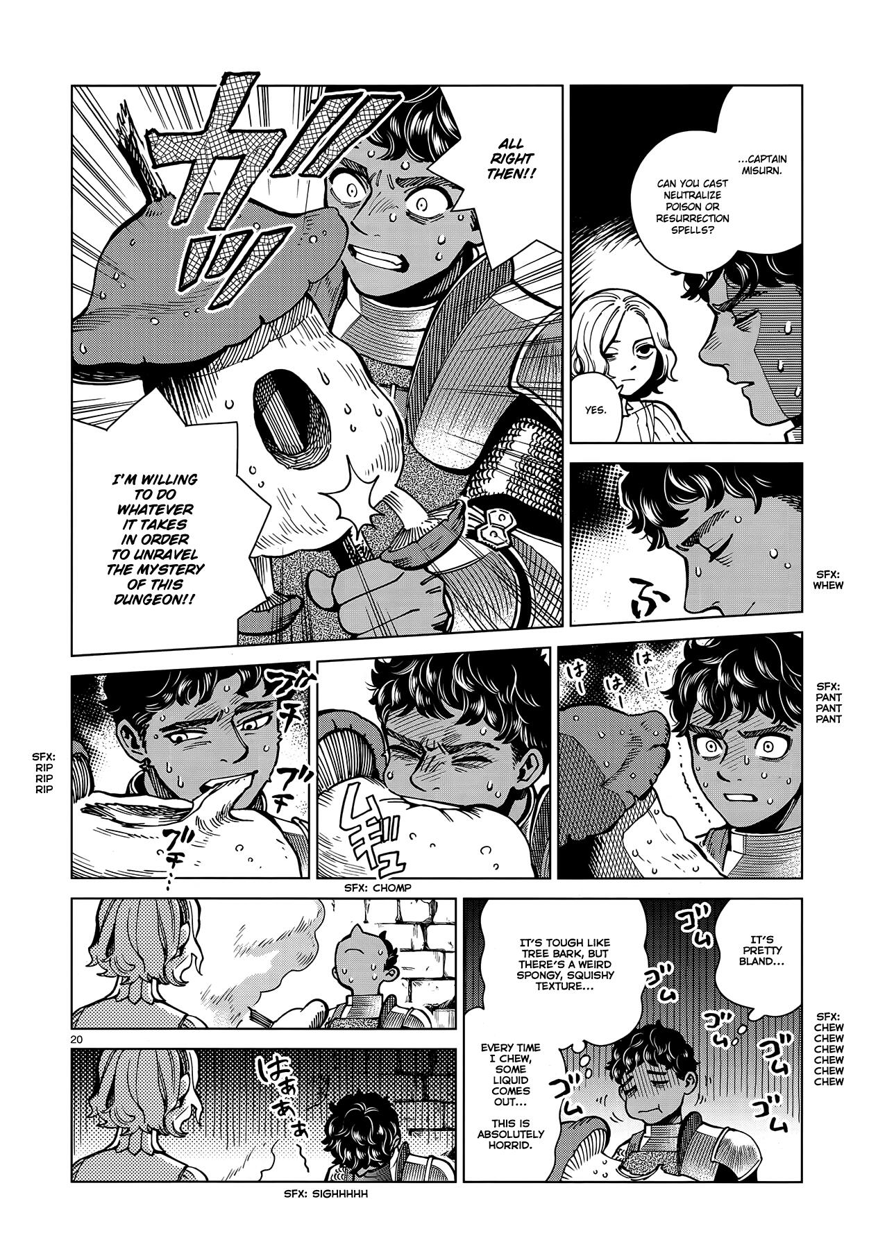 Dungeon Meshi Chapter 61: Roasted Walking Mushroom page 20 - Mangakakalot