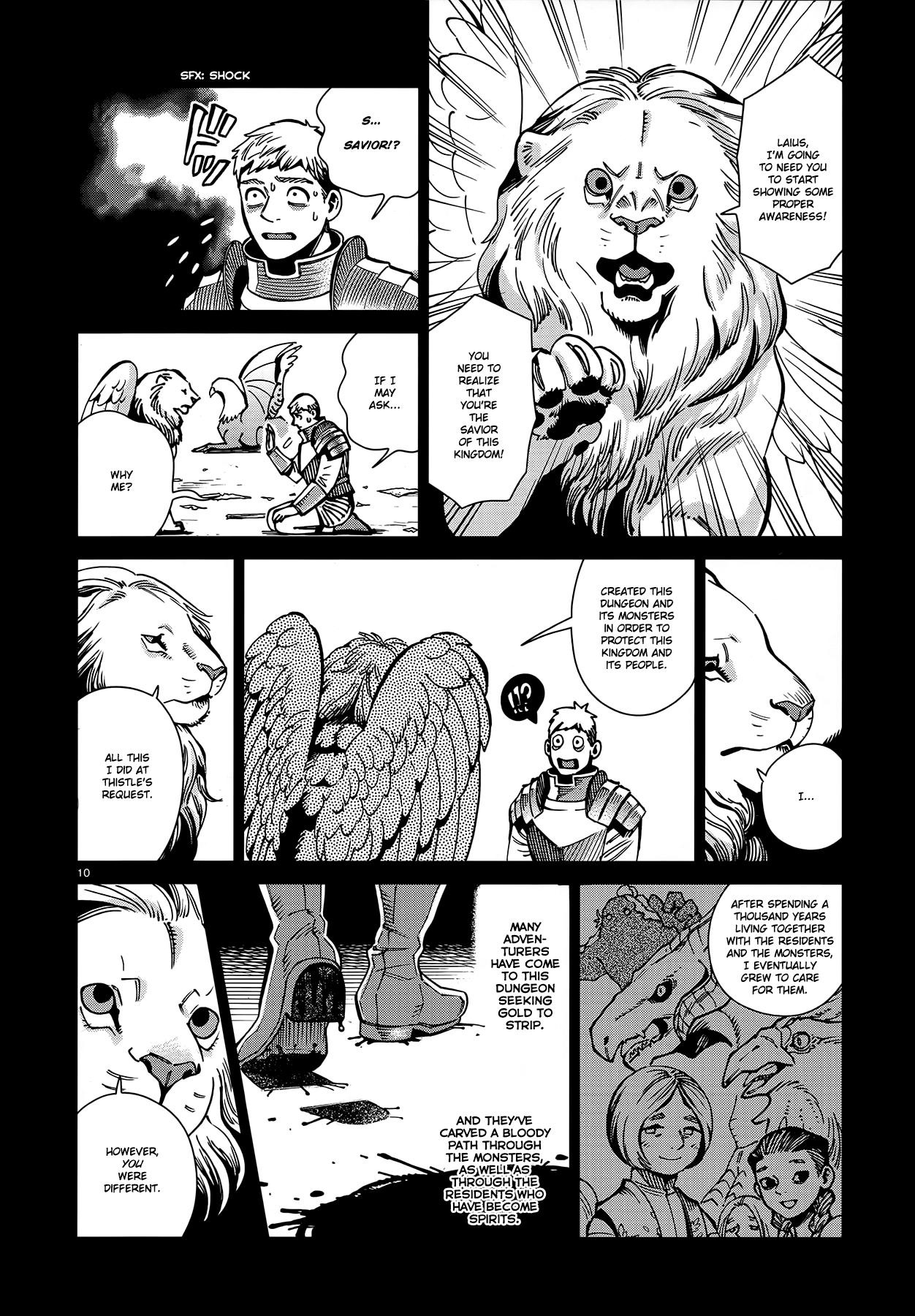 Dungeon Meshi Chapter 60: Winged Lion page 10 - Mangakakalot