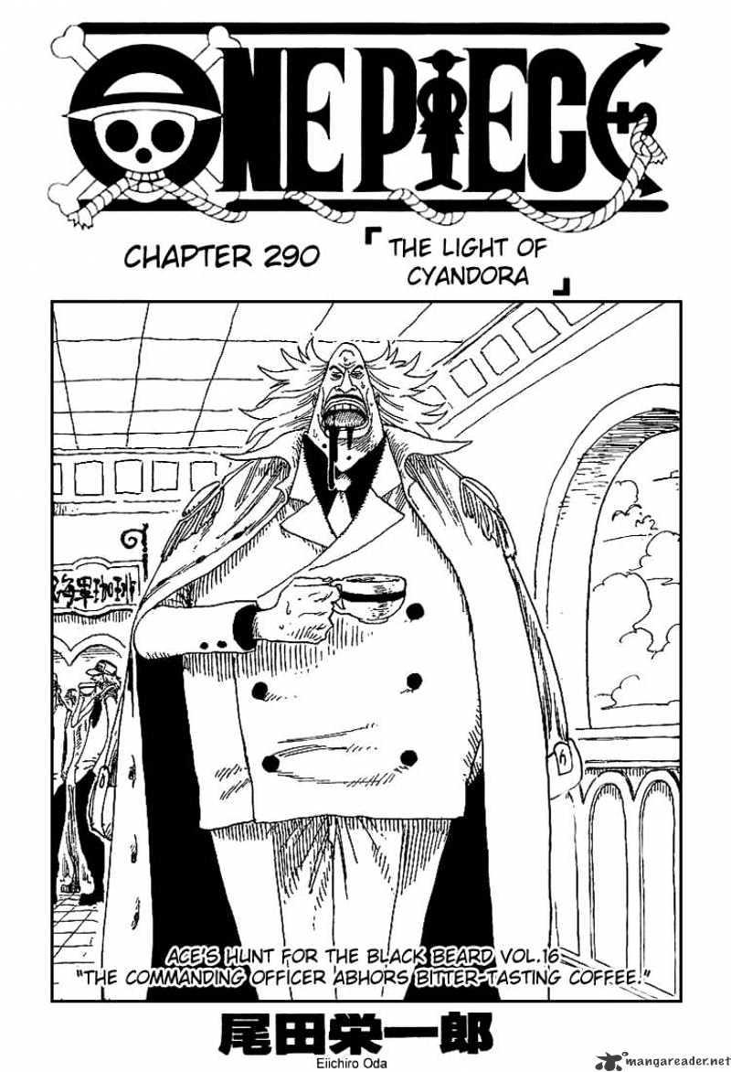 One Piece Chapter 290 : The Light Of Cyandora page 1 - Mangakakalot