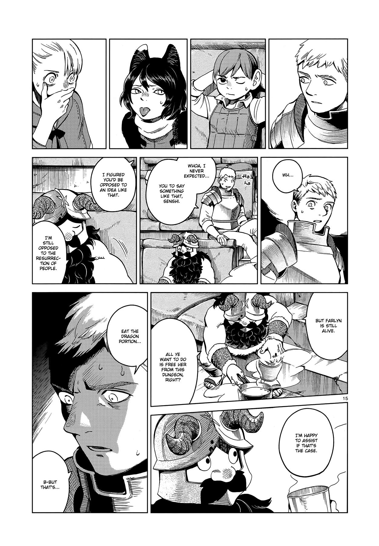 Dungeon Meshi Chapter 52: Bacon And Eggs page 15 - Mangakakalot