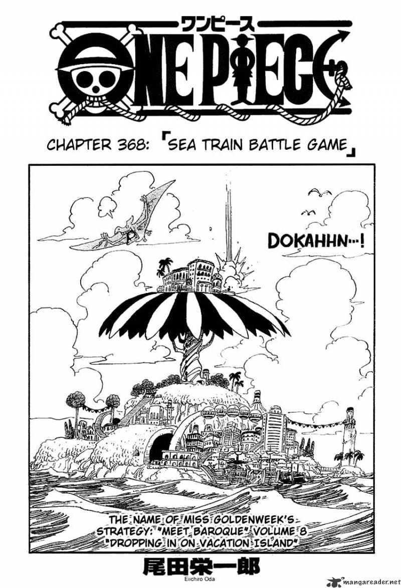 One Piece Chapter 368 : Sea Train Battle Game page 2 - Mangakakalot
