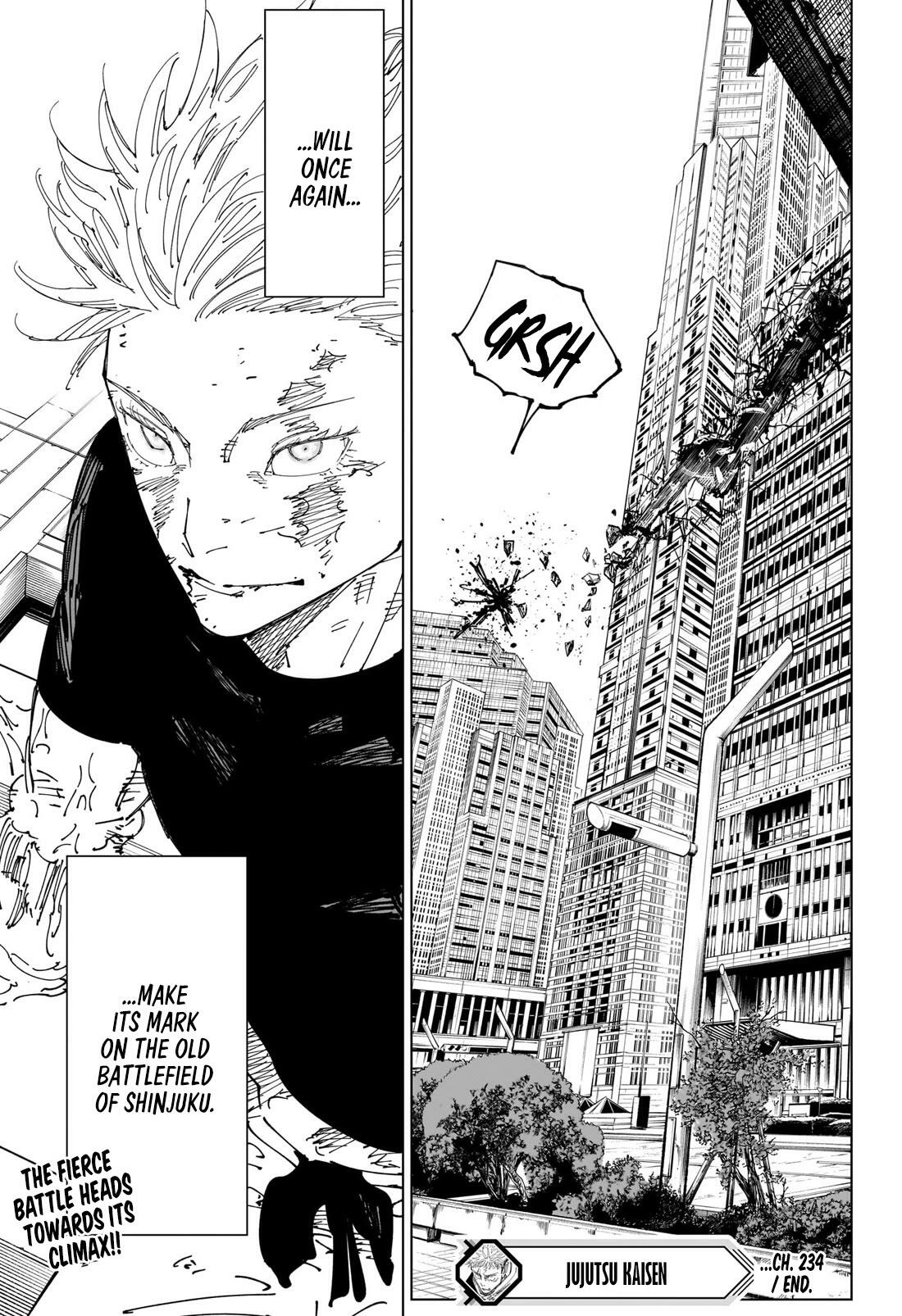 Jujutsu Kaisen Chapter 234: The Decisive Battle In The Uninhabited, Demon-Infested Shinjuku ⑫ page 19 - Mangakakalot