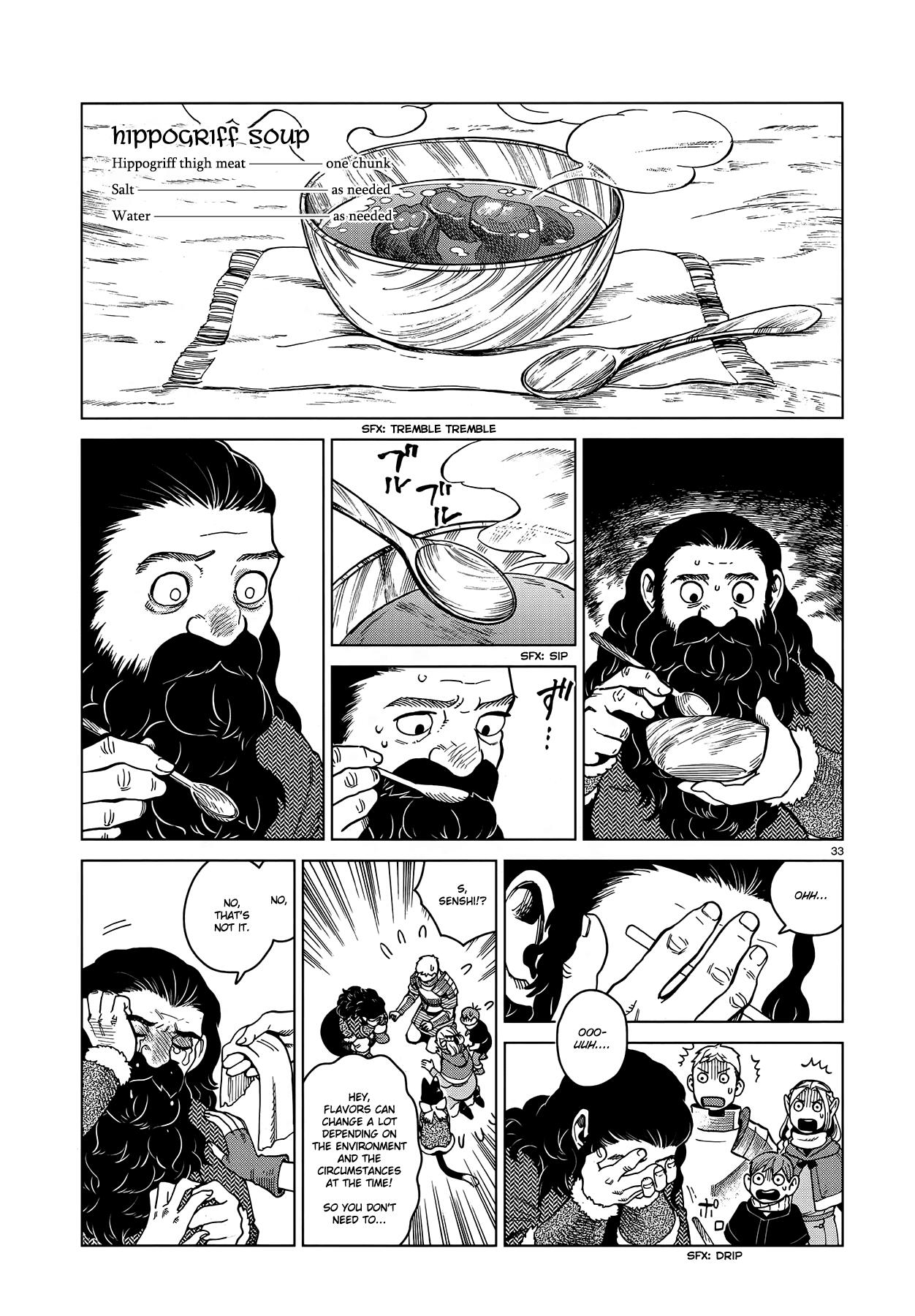 Dungeon Meshi Chapter 49: Griffin Soup page 33 - Mangakakalot