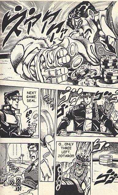 Jojo's Bizarre Adventure Vol.23 Chapter 215 : D'arby The Gambler Pt.5 page 6 - 