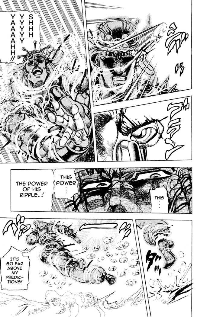 Jojo's Bizarre Adventure Vol.10 Chapter 91 : The Fight Between Light And Wind!! page 3 - 