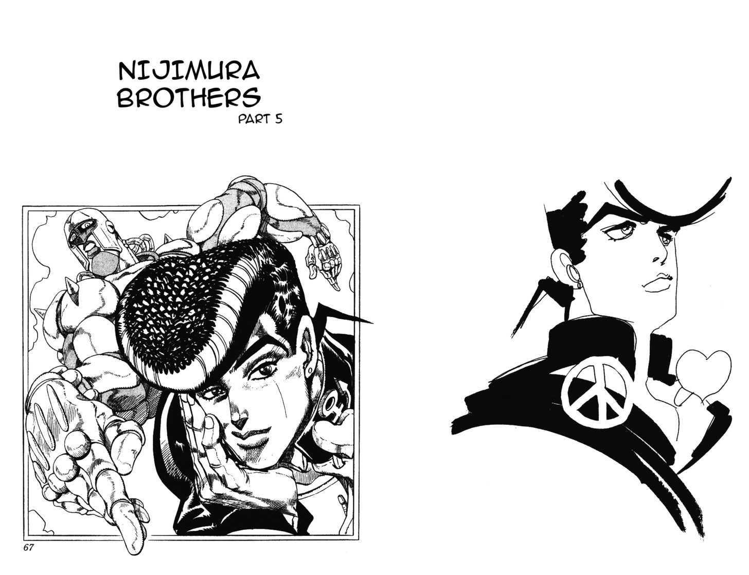 Jojo's Bizarre Adventure Vol.30 Chapter 278 : Nijimura Brothers Part 5 page 1 - 
