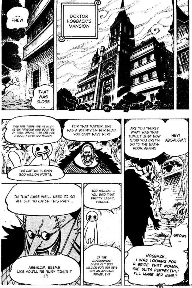 One Piece Chapter 447 : Surprise Zombie page 7 - Mangakakalot