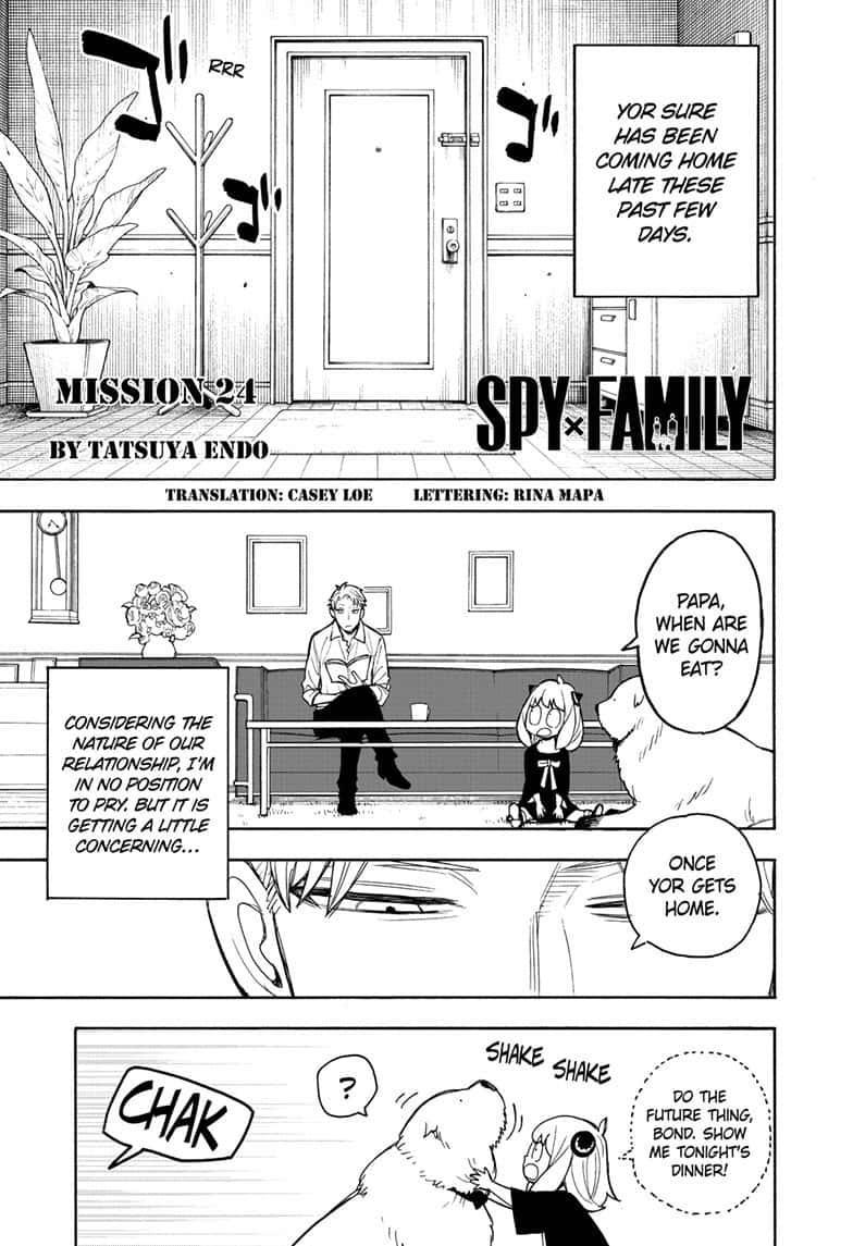 Spy X Family Chapter 24 page 1 - Mangakakalot