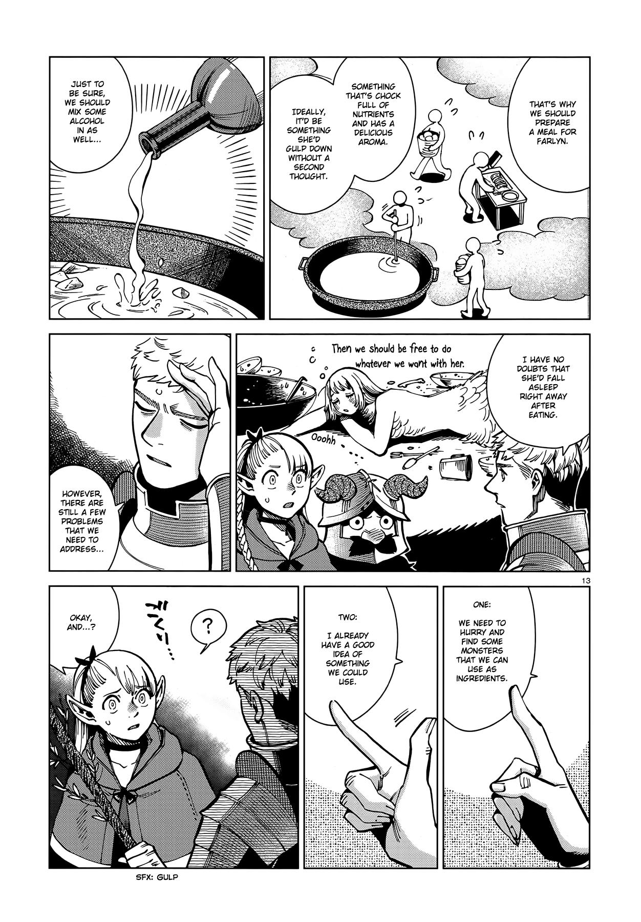 Dungeon Meshi Chapter 64: Rabbit page 13 - Mangakakalot