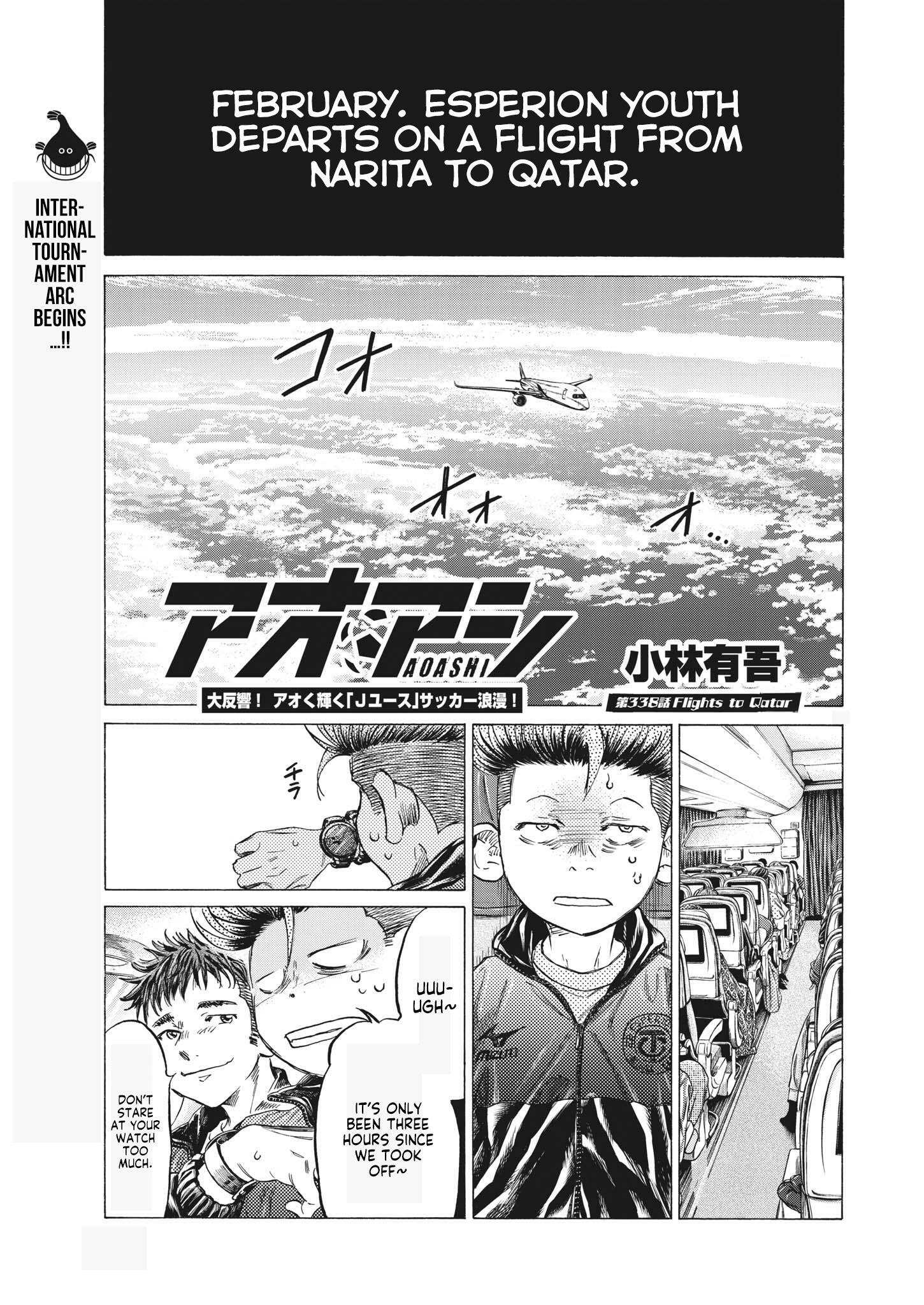 Read Ao Ashi Chapter 344: Proof Of His Path - Manganelo