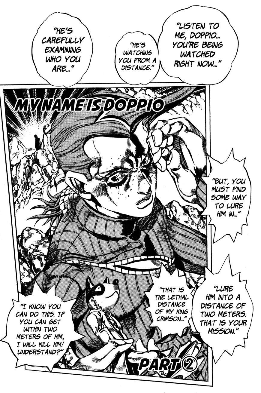 Jojo's Bizarre Adventure Vol.66 Chapter 543 : My Name Is Doppio - Part 2 (Official Color Scans) page 2 - 