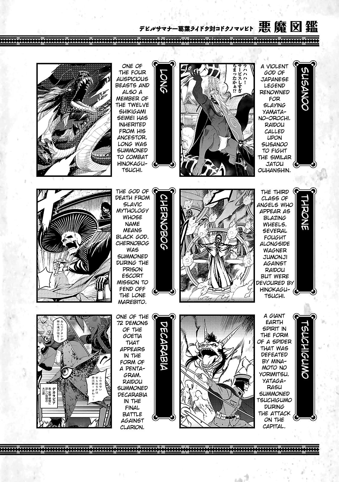 Devil Summoner Kuzunoha Raidou Tai Kodoku No Marebito Chapter 35 4 100 Compendium End Mangakakalots Com
