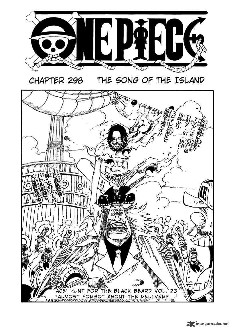 One Piece Chapter 298 : The Song Of The Island page 1 - Mangakakalot