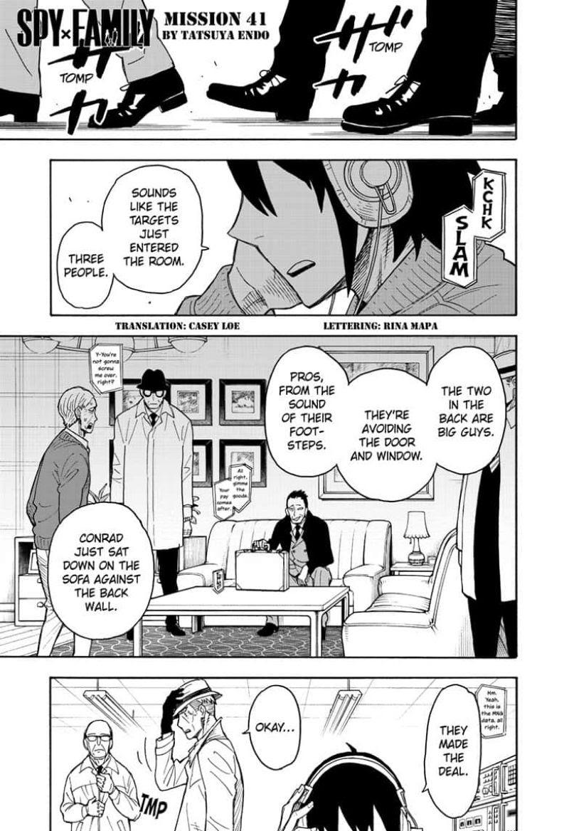 Spy X Family Chapter 41 : Mission: 41 page 1 - Mangakakalot