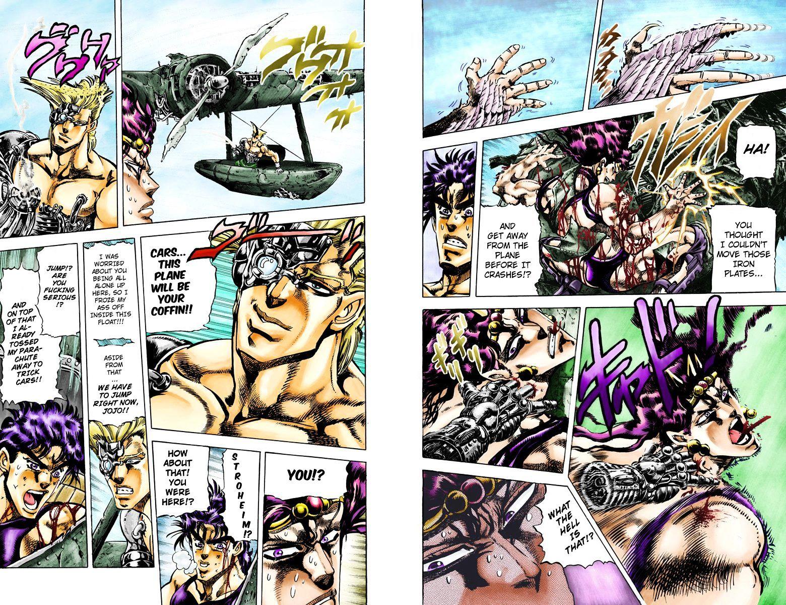Jojo's Bizarre Adventure Vol.12 Chapter 111 : The Man Who Became A God (Official Color Scans) page 2 - 